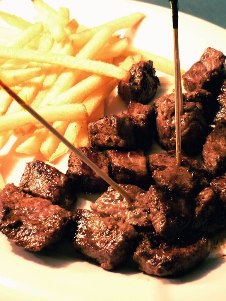 Chislic Basket at 212 The Boiling Point